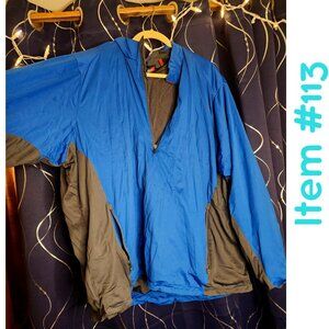 #XL Men's lightweight jacket NorthEnd Sports Blue and grey